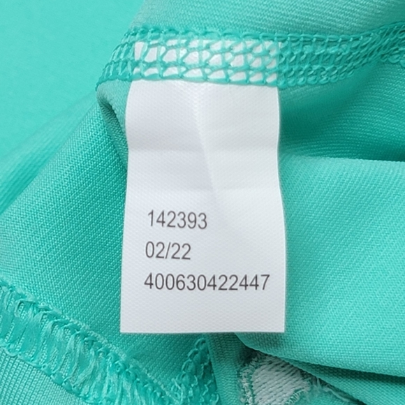 Tek Gear Zip-Up Tennis Dress Aqua Stone Colorblock Spring Pink White Lime - Picture 8 of 10